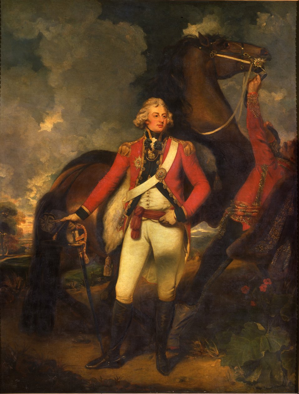 Portræt af HKH Frederick Augustus, hertug af York af John Hoppner