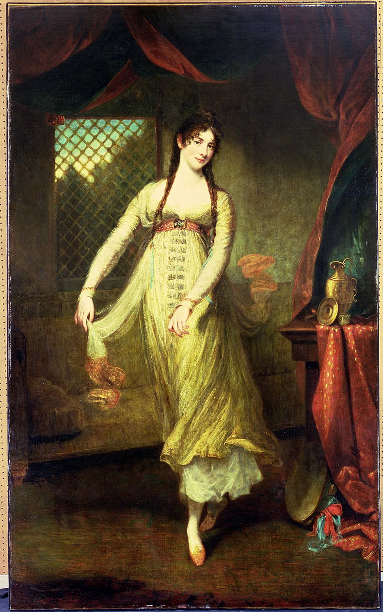 Portræt af Mademoiselle Hilligsberg af John Hoppner