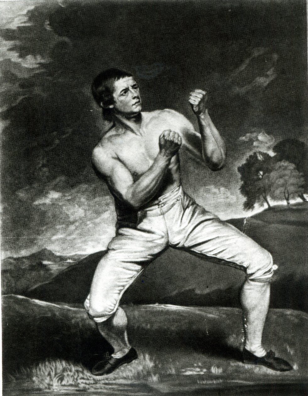 Portræt af Richard Humphreys, indgraveret af J. Young af John Hoppner