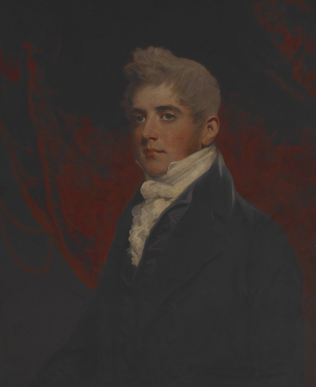 Portræt af William Inigo Jones, ca. 1800 (olie på lærred) af John Hoppner