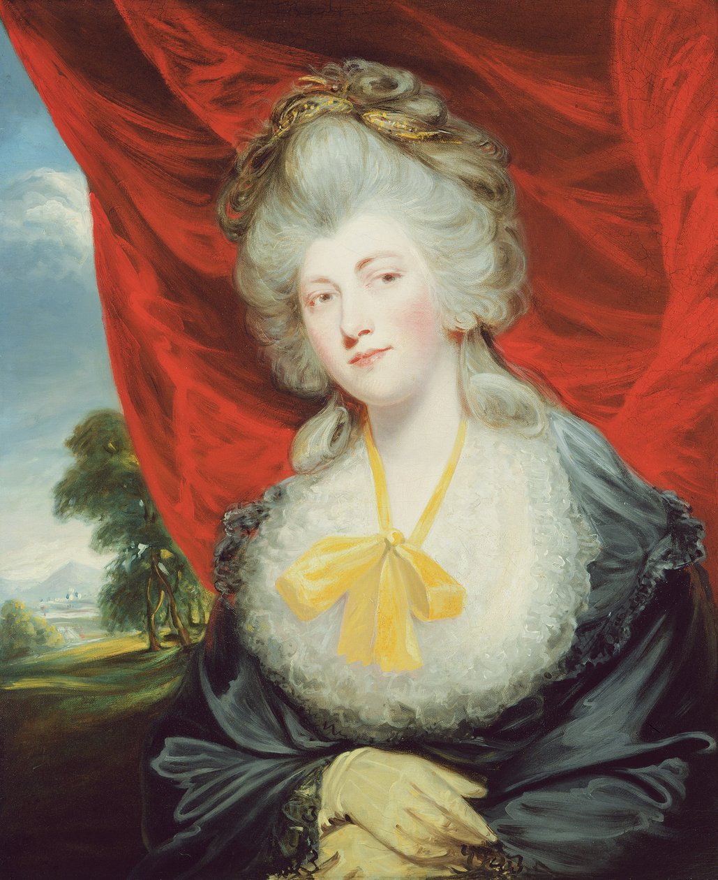 Portræt af Hon. Isabella Ingram, senere marchionesse af Hertford af John Hoppner