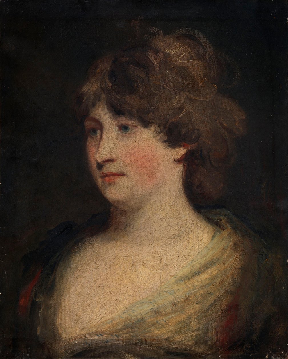 Formodet portræt af fru Musters (Mary Ann Chaworth) af John Hoppner
