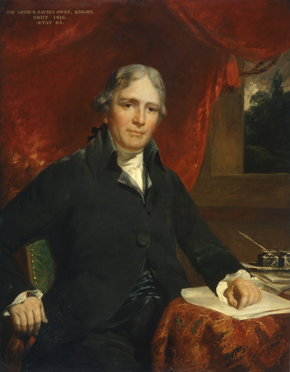 Sir Arthur Davies Owen, ridder af John Hoppner