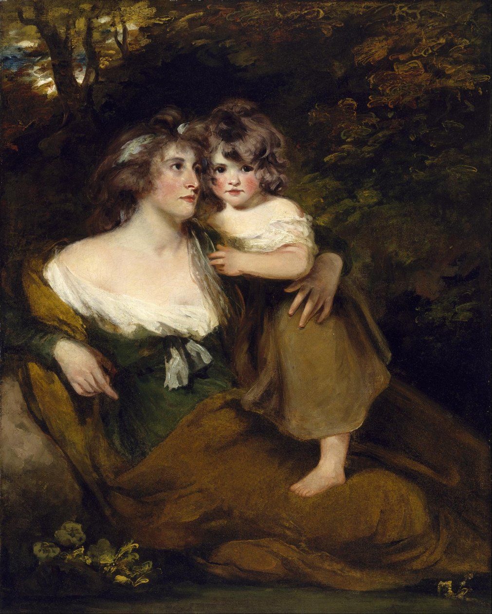 Grevinden af Darnley og hendes datter, Lady Elizabeth Bligh af John Hoppner