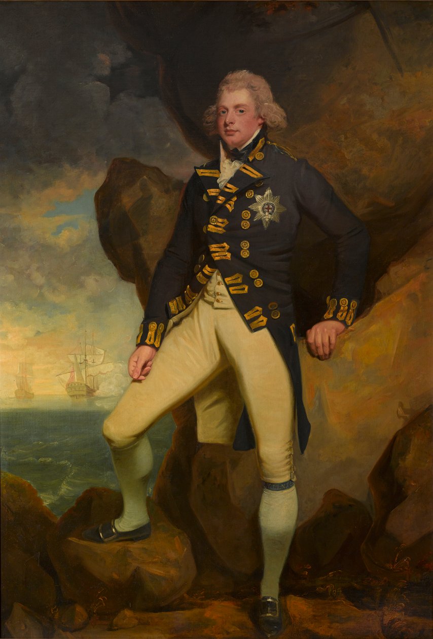 Hertugen af Clarence, senere William IV (olie på lærred) af John Hoppner