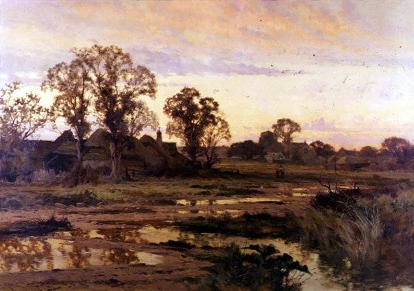 Slut på en regnvejrsdag af John Horace Hooper