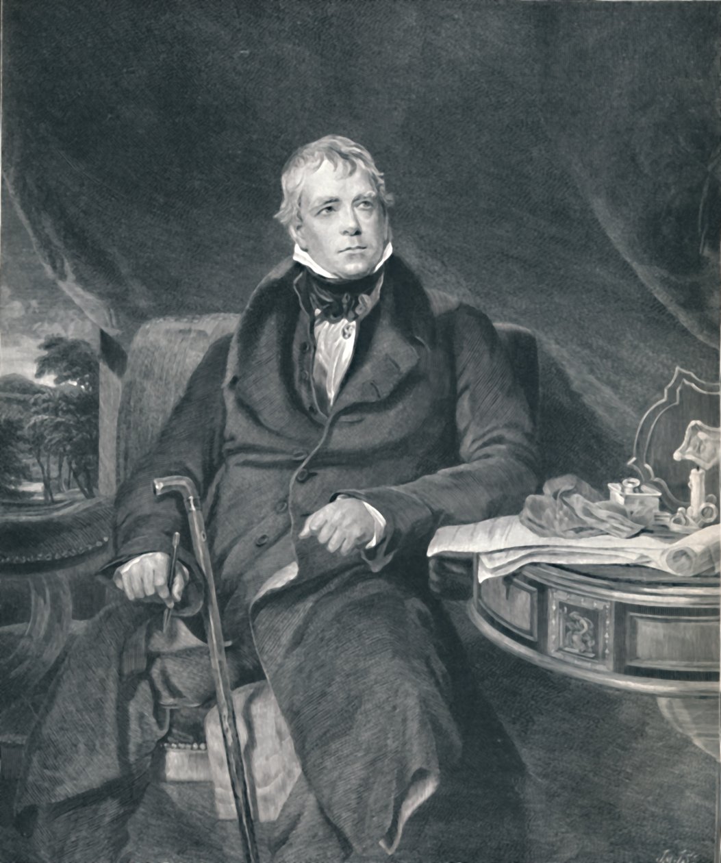 Sir Walter Scott, c1821, 1896 af John Horsburgh