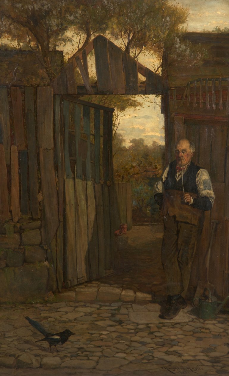 Væver og skjald af John Houghton Hague