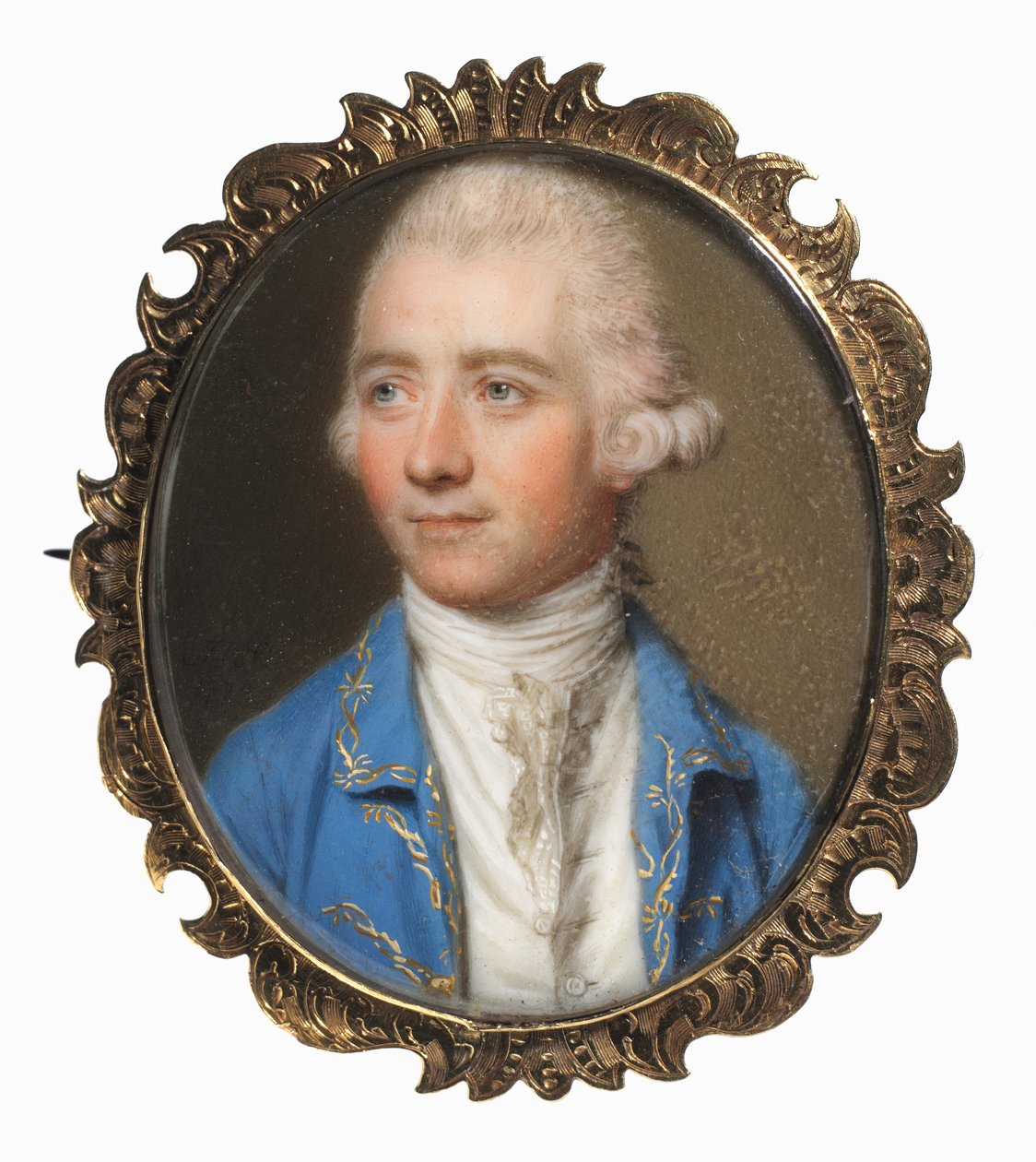 Portræt af en mand, muligvis Sir Soulden Lawrence, 1770. af John I. smart