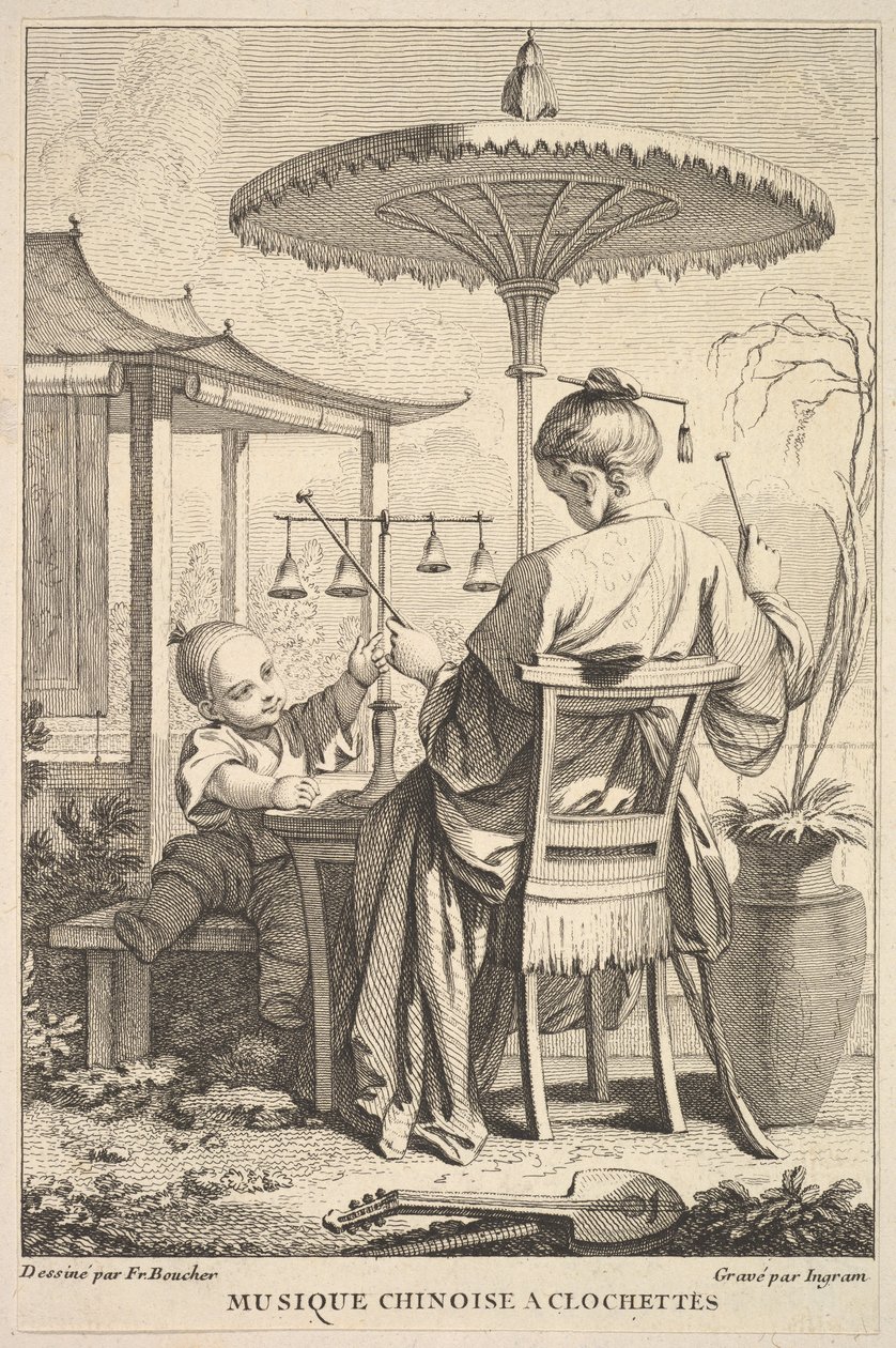 Kinesisk klokkemusik, 1741-63. af John Ingram