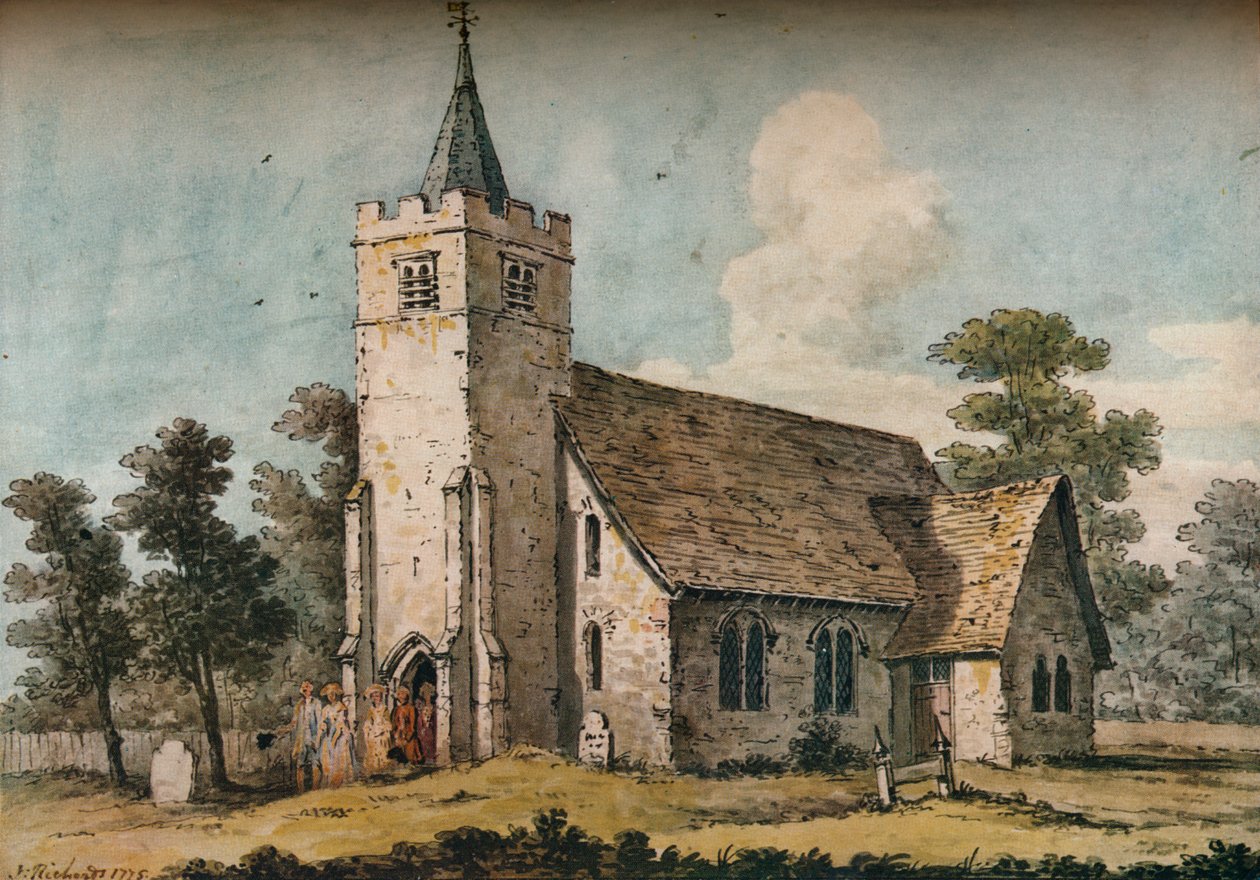 Hayes Church, Kent, 1775 af John Inigo Richards