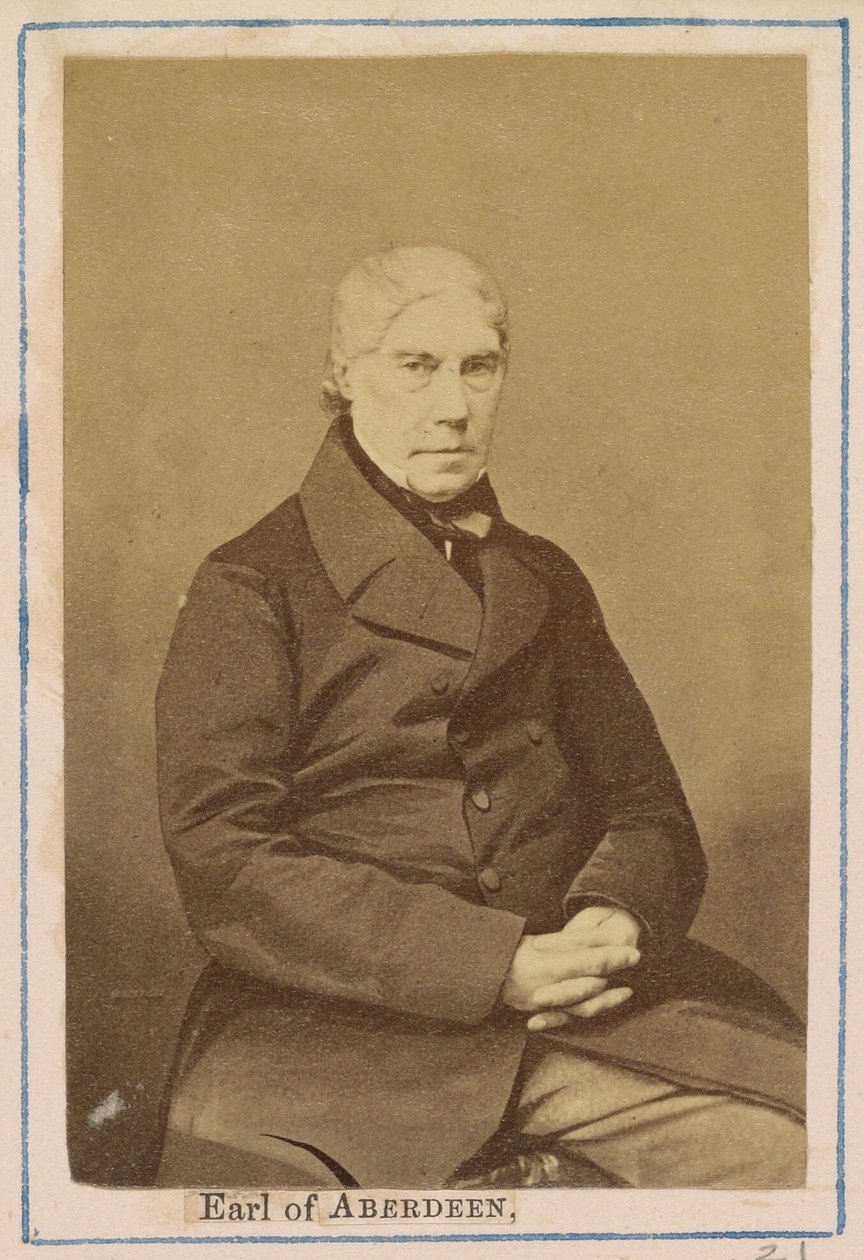 [George Hamilton Gordon, 4. jarl af Aberdeen]. af John Jabez Edwin Mayall