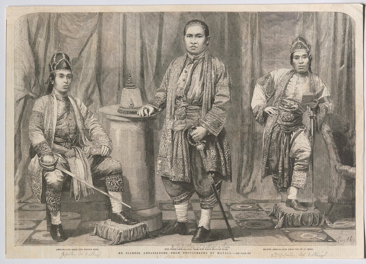 Deres Excellence (sic!) de siamesiske ambassadører. af John Jabez Edwin Mayall