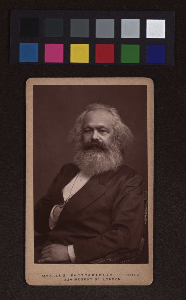 Karl Marx (1818-1883), filosof, økonom, politisk tænker af John Jabez Edwin Mayall