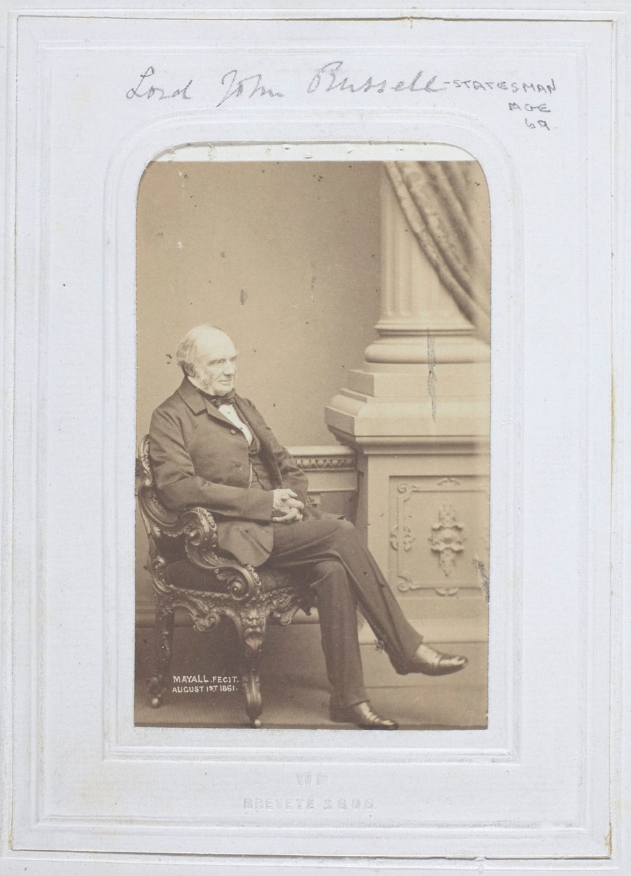 Lord John Russell af John Jabez Edwin Mayall
