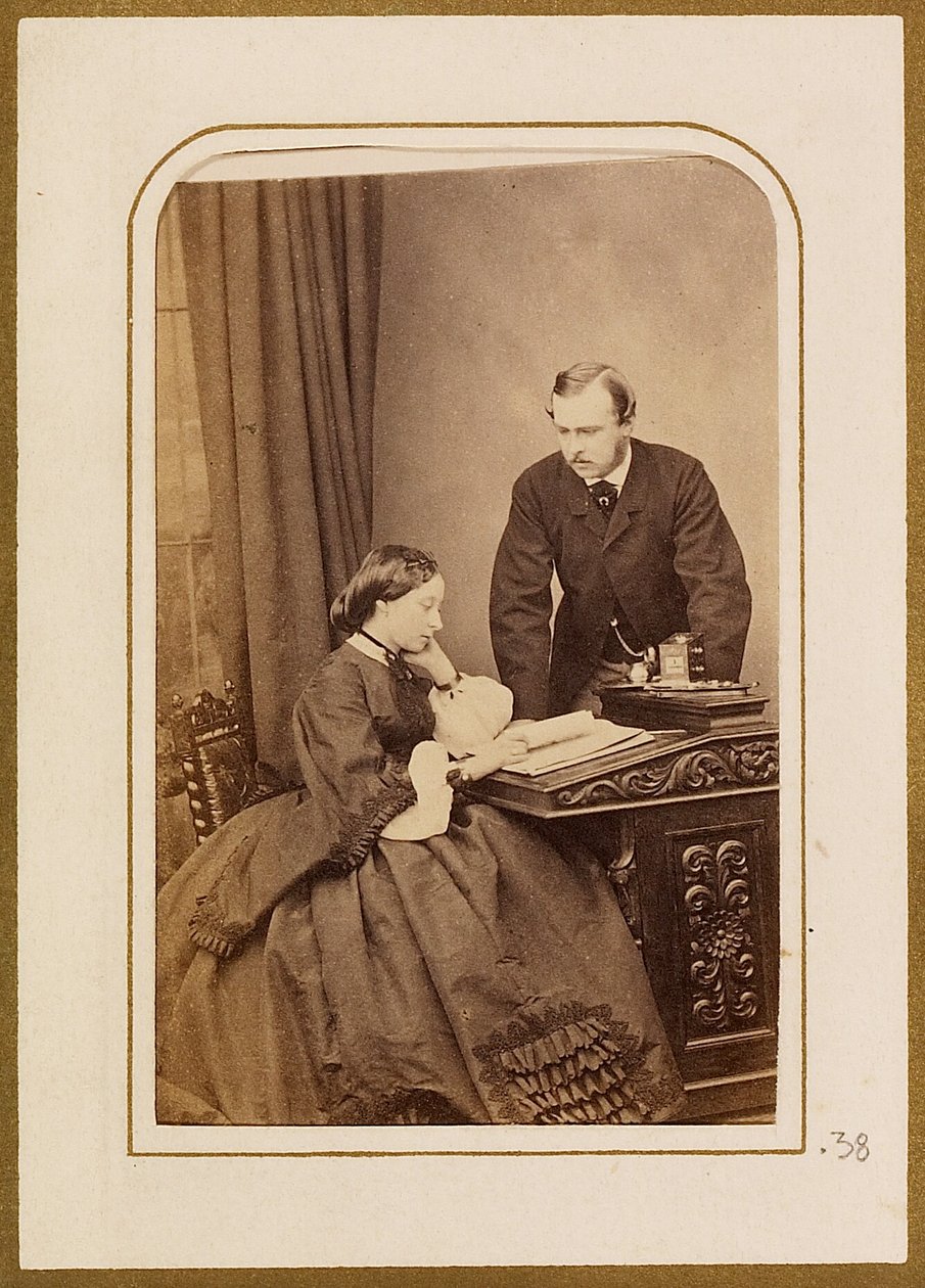 Prins og prinsesse Louis af Hessen af John Jabez Edwin Mayall