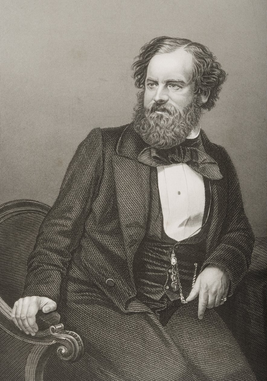 Albert Smith (1816-60) graveret af D.J. Pund fra et fotografi, fra 