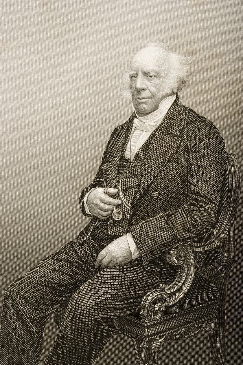 Andrew Reed (1788-1862) graveret af D.J. Pund fra et fotografi, fra 