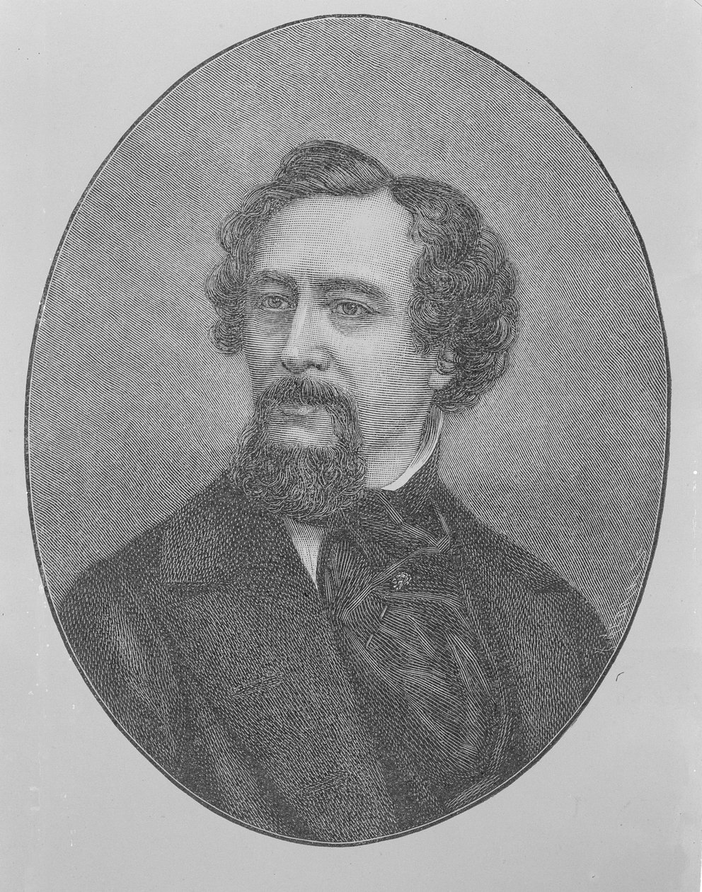 Charles John Huffam Dickens (1812-70) af John Jabez Edwin Paisley Mayall