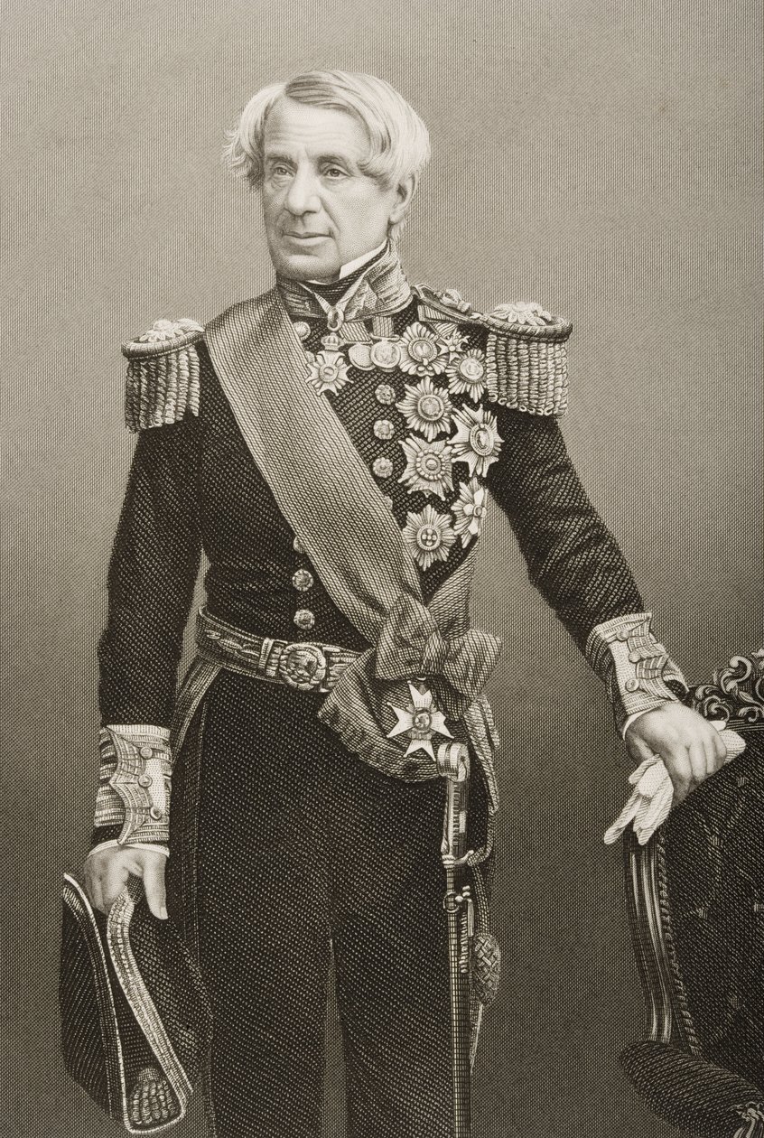 Edmund Lyons (1790-1858) graveret af D.J. Pund fra et fotografi, fra 