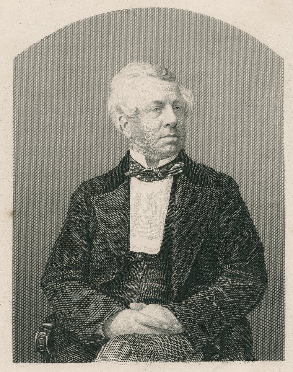 George William Frederick Howard, graveret af D.J. Pund fra et fotografi, fra 