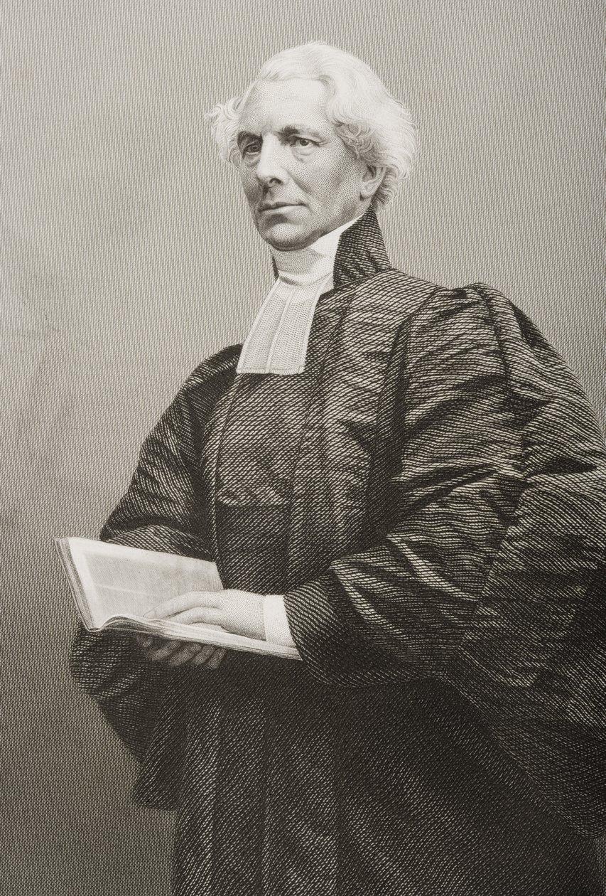 Hugh McNeile (1795-1879) graveret af D.J. Pund fra et fotografi, fra 