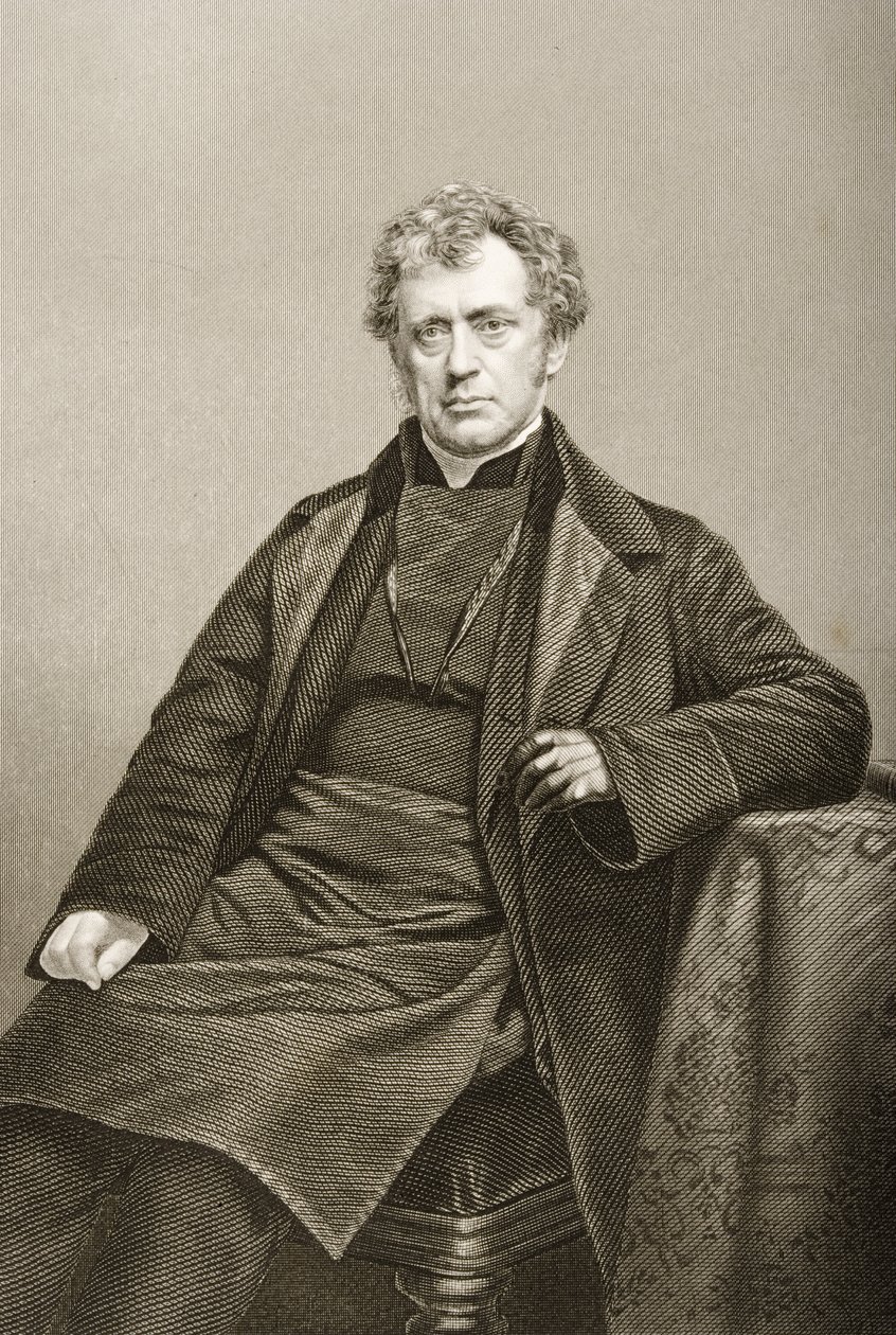 James Prince Lee (1804-69) graveret af D.J. Pound efter et fotografi, fra "The Drawing-Room of Eminent Personages, Volume 2", udgivet i London, 1860. af John Jabez Edwin Paisley Mayall