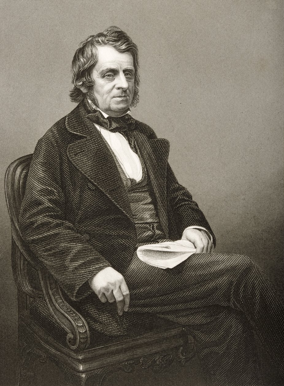 John Arthur Roebuck (1801-79) graveret af D.J. Pund fra et fotografi, fra 