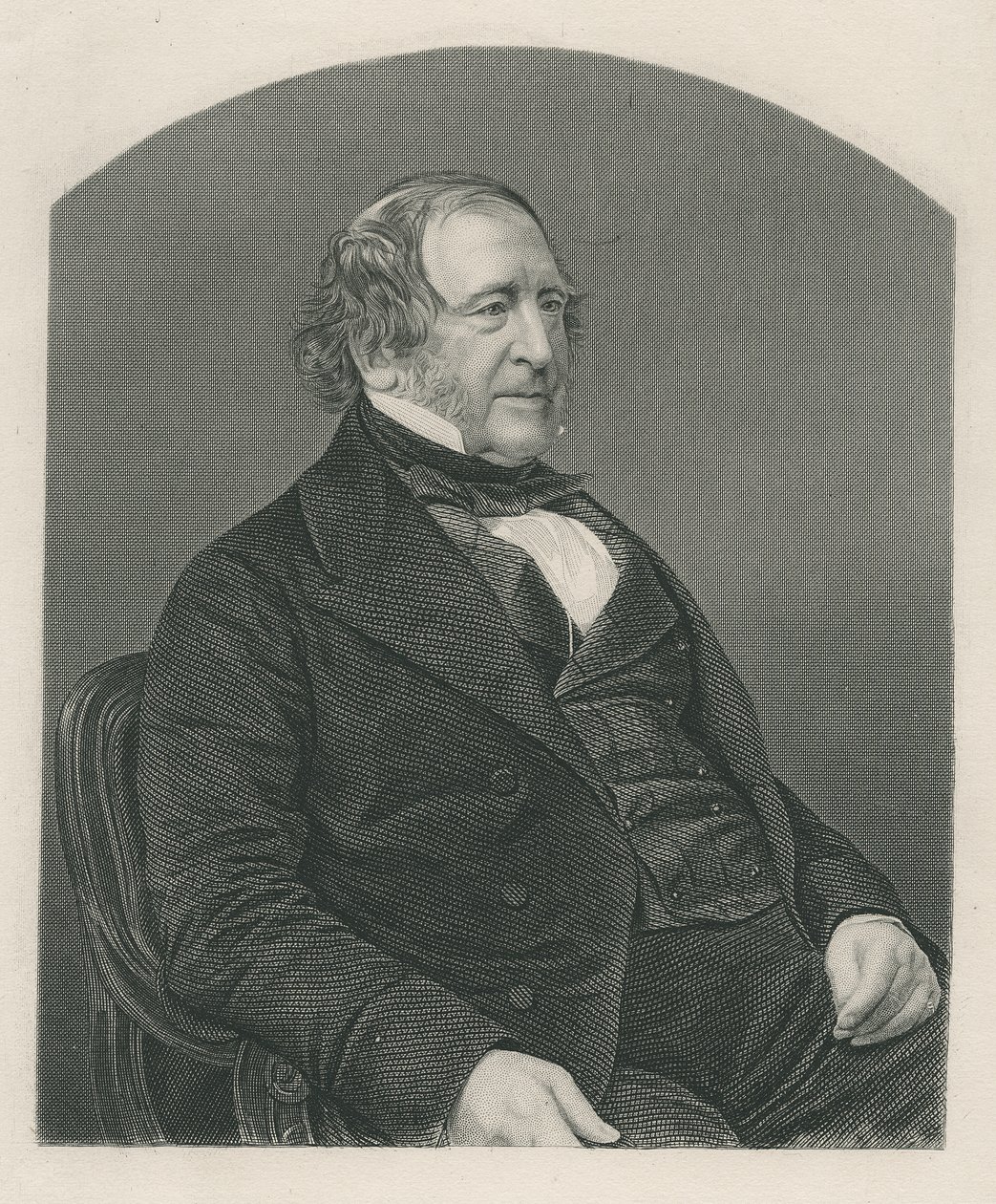 John Campbell, 1. baron Campbell af St. Andrews, indgraveret af D.J. Pund fra et fotografi, fra 