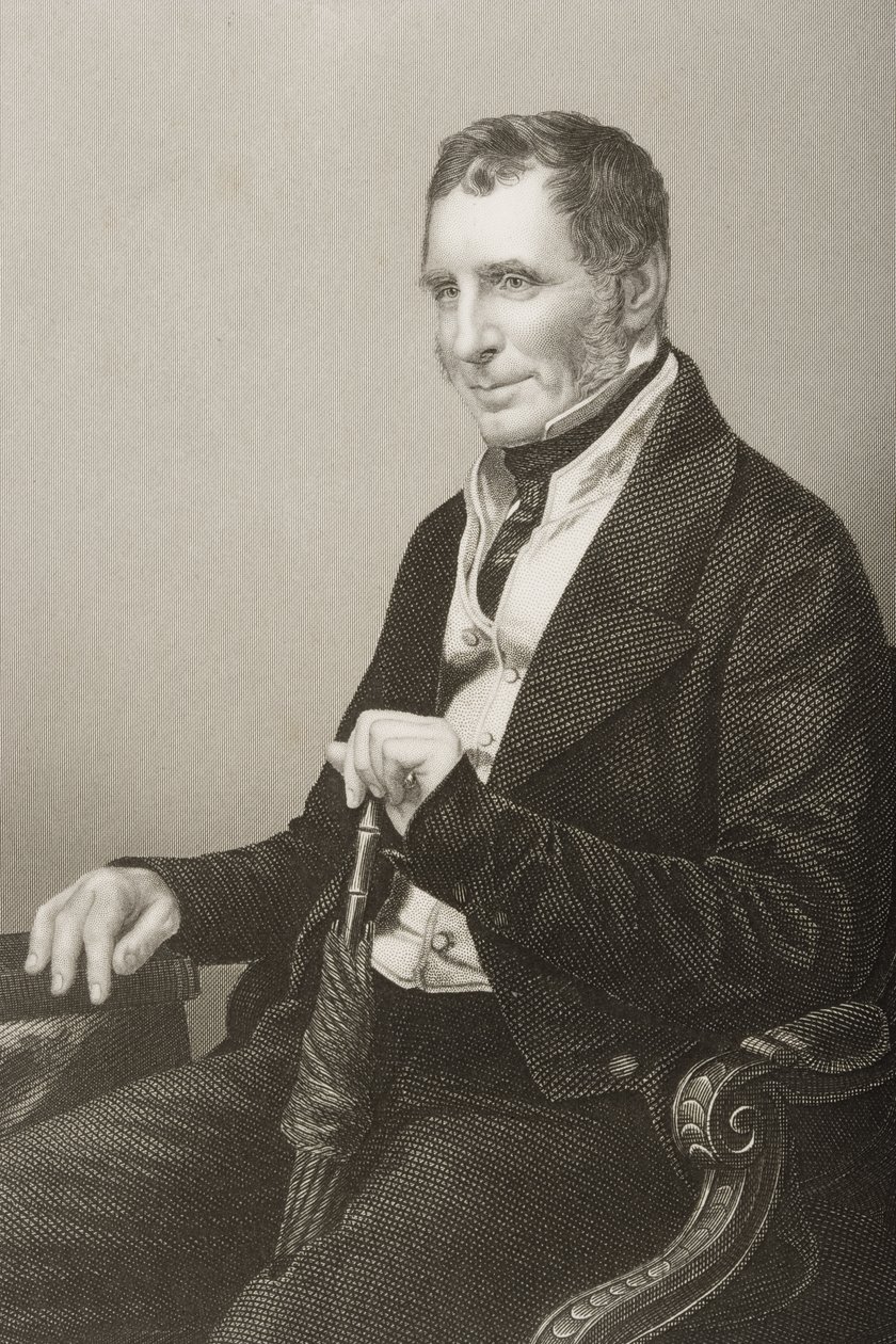 Joseph Warner Henley (1793-1884) graveret af D.J. Pund fra et fotografi, fra 