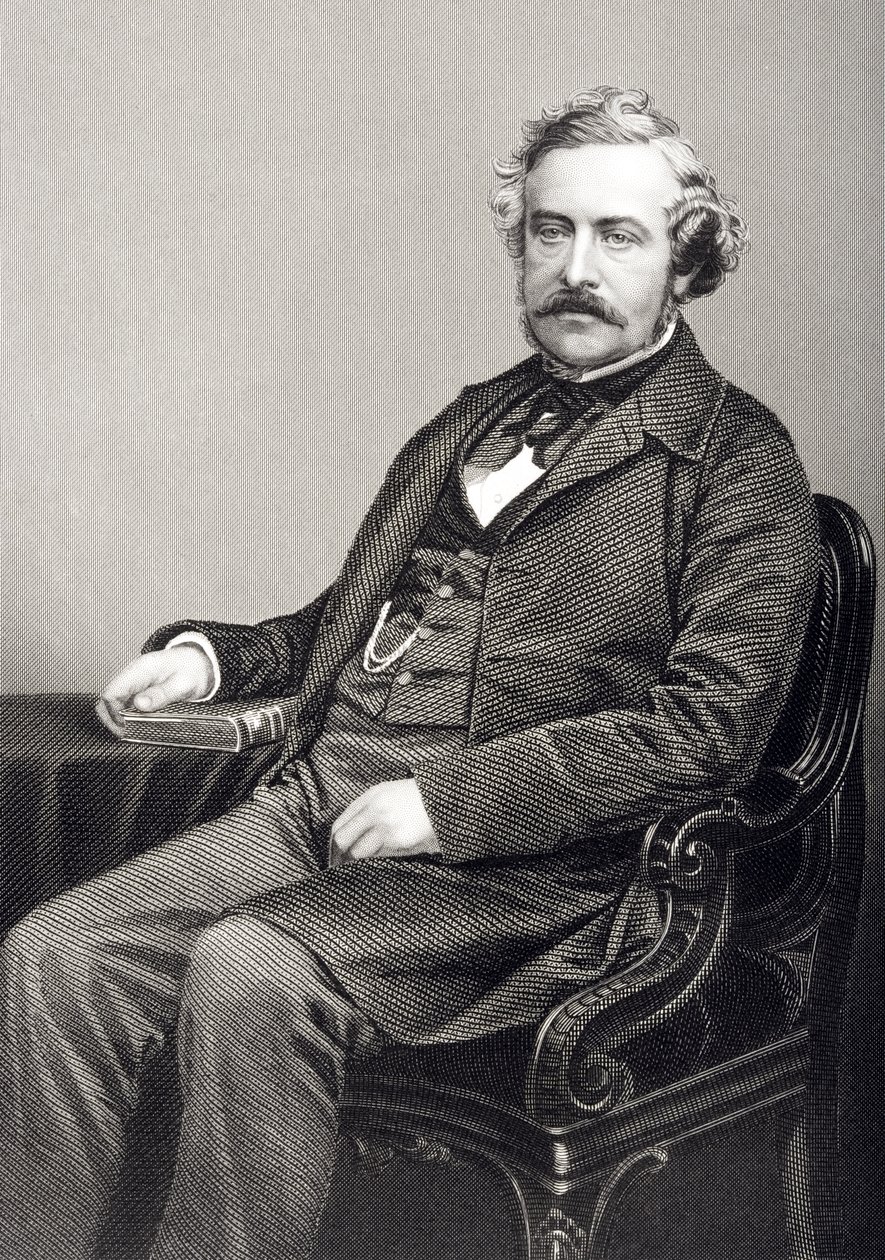Martin Farquhar Tupper (1810-89) graveret af D.J. Pund fra et fotografi, fra 