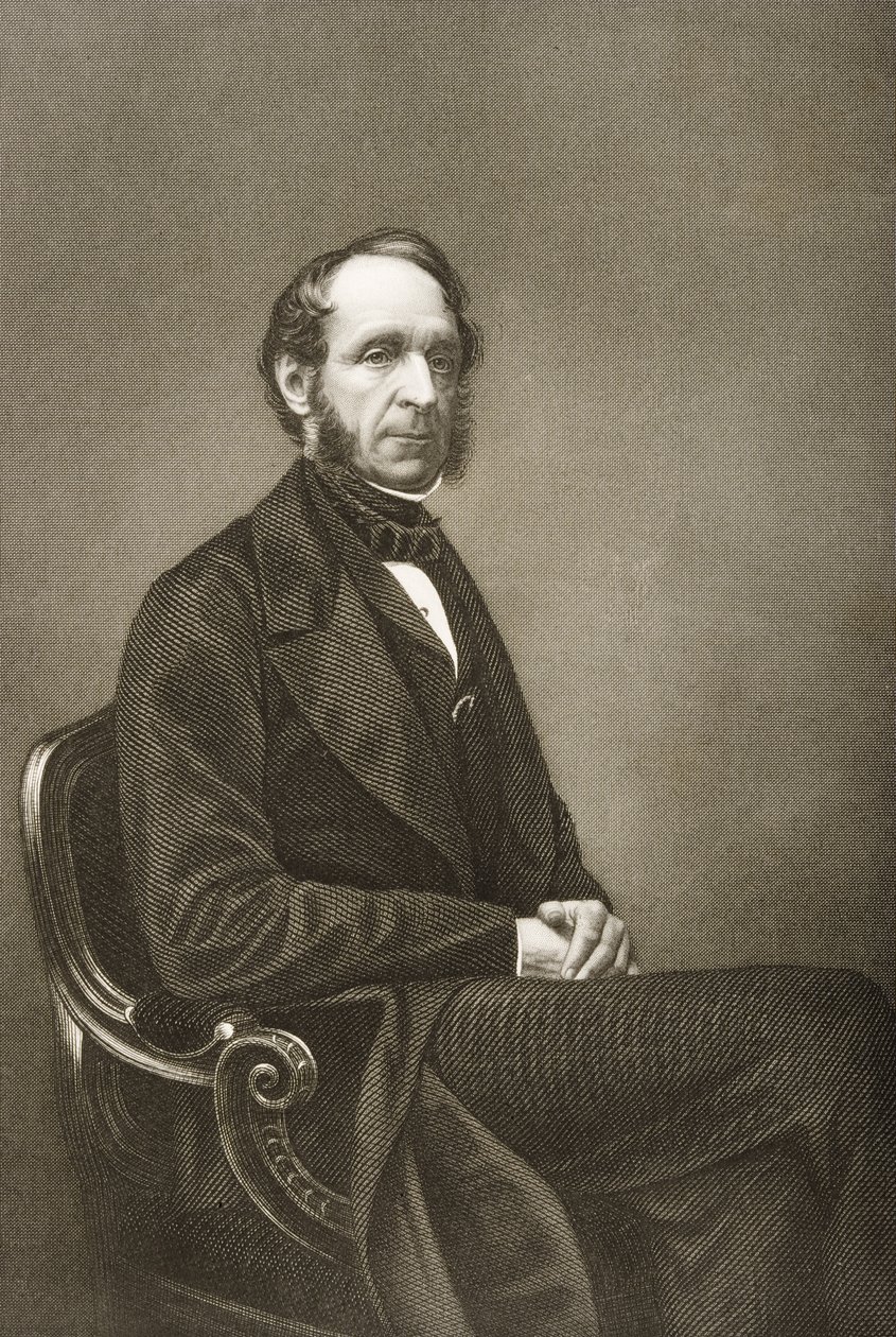 Robert Grosvenor (1801-93) graveret af D.J. Pund fra et fotografi, fra 