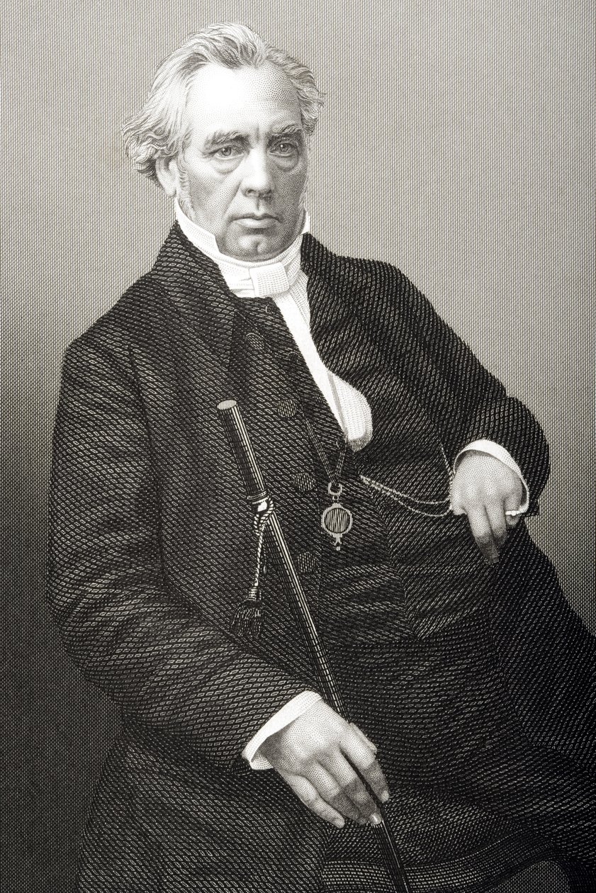 Samuel Dousland Waddy (1804-76) graveret af D.J. Pund fra et fotografi, fra 