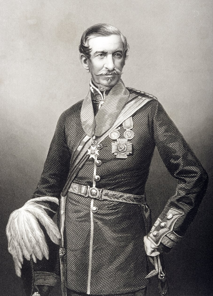 Sir Archdale Wilson (1803-74) graveret af D.J. Pund fra et fotografi, fra 