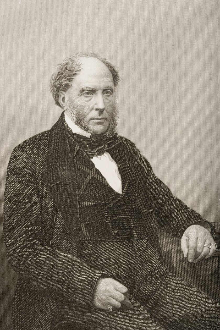 Sir Archibald Alison (1792-1867) graveret af D.J. Pund fra et fotografi, fra 
