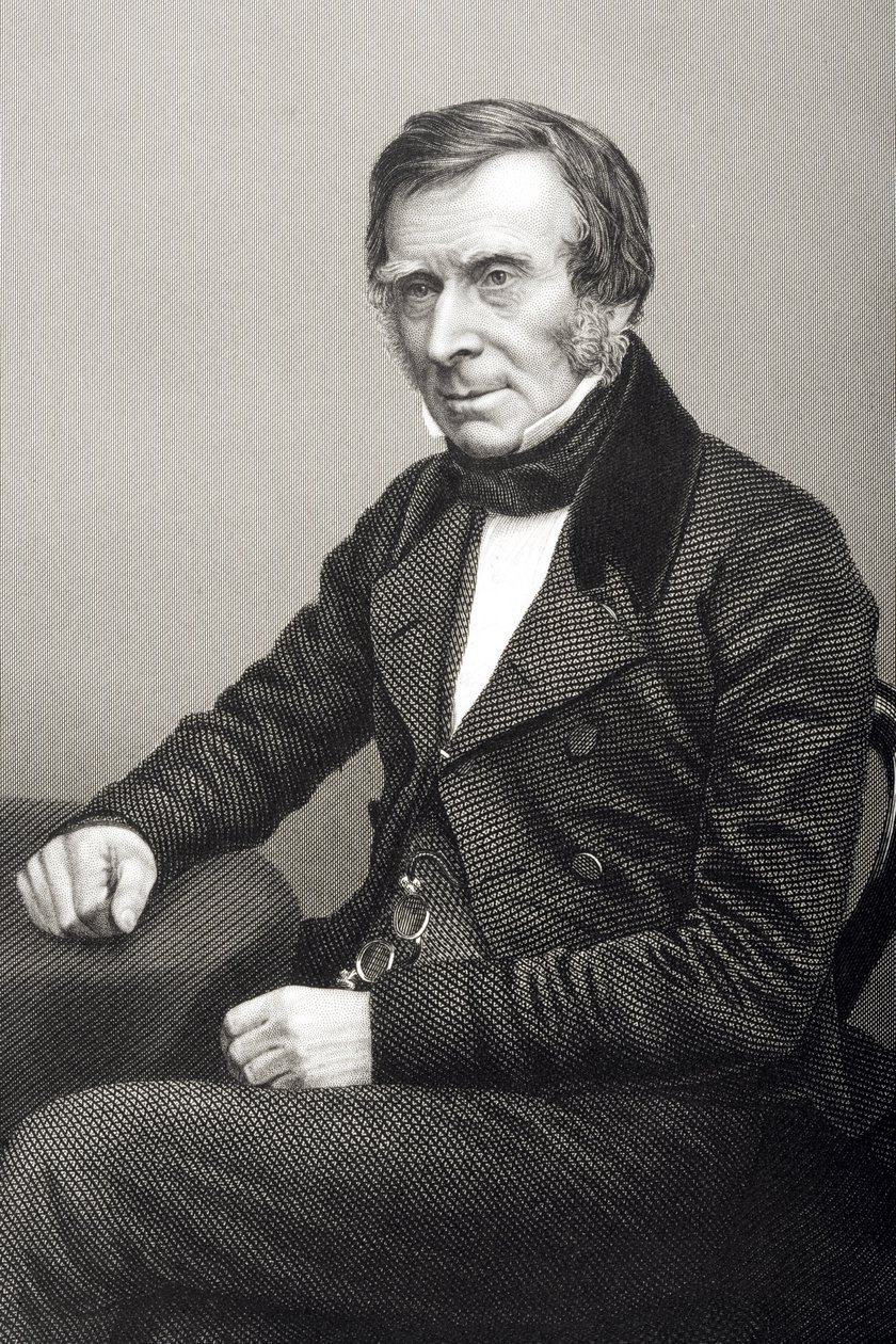 Sir Benjamin Collins Brodie (1783-1862) graveret af D.J. Pund fra et fotografi, fra 