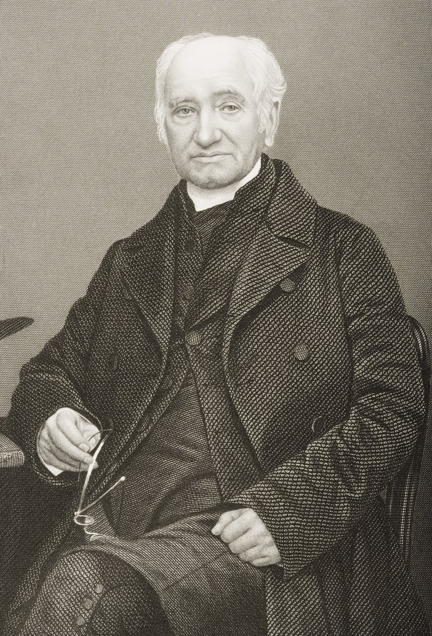Thomas Vowler Short (1790-1872) graveret af D.J. Pund fra et fotografi, fra 