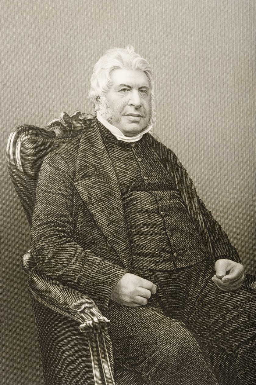 Walter Farquhar Hook (1798-1875) graveret af D.J. Pund fra et fotografi, fra 