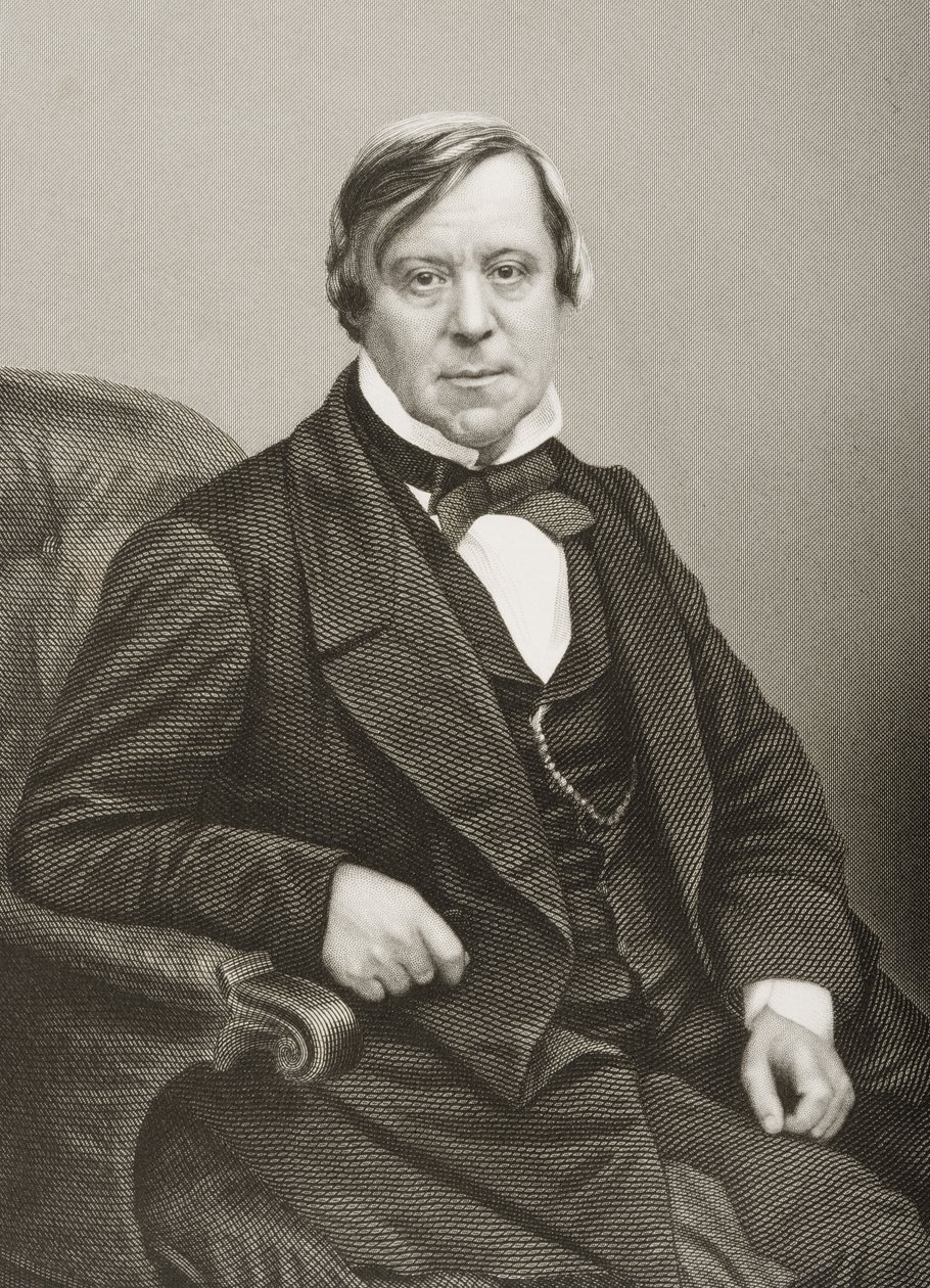 William Scholefield (1809-67) graveret af D.J. Pund fra et fotografi, fra 