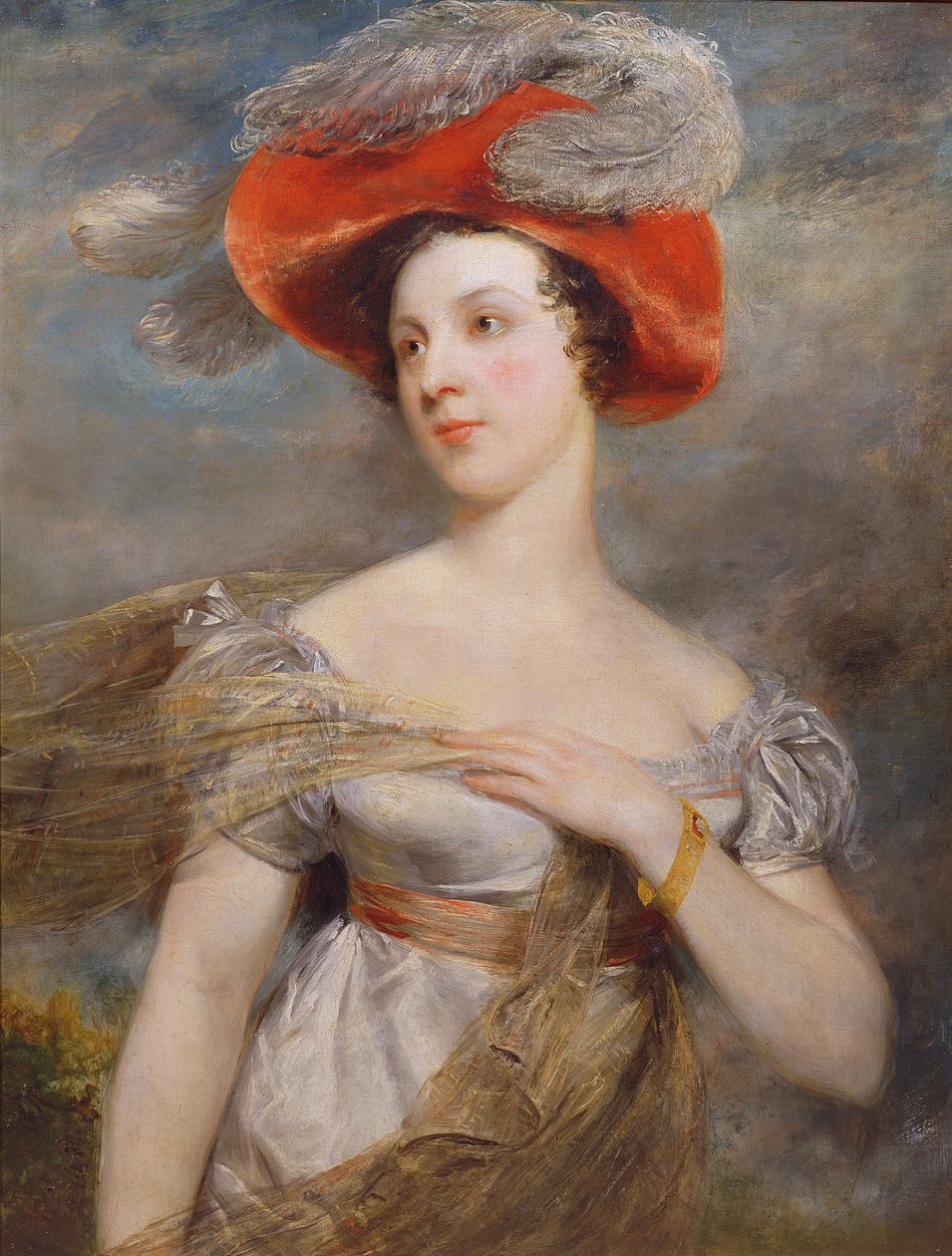 Portræt af Eliza Chester, 1820 (olie på lærred) af John Jackson