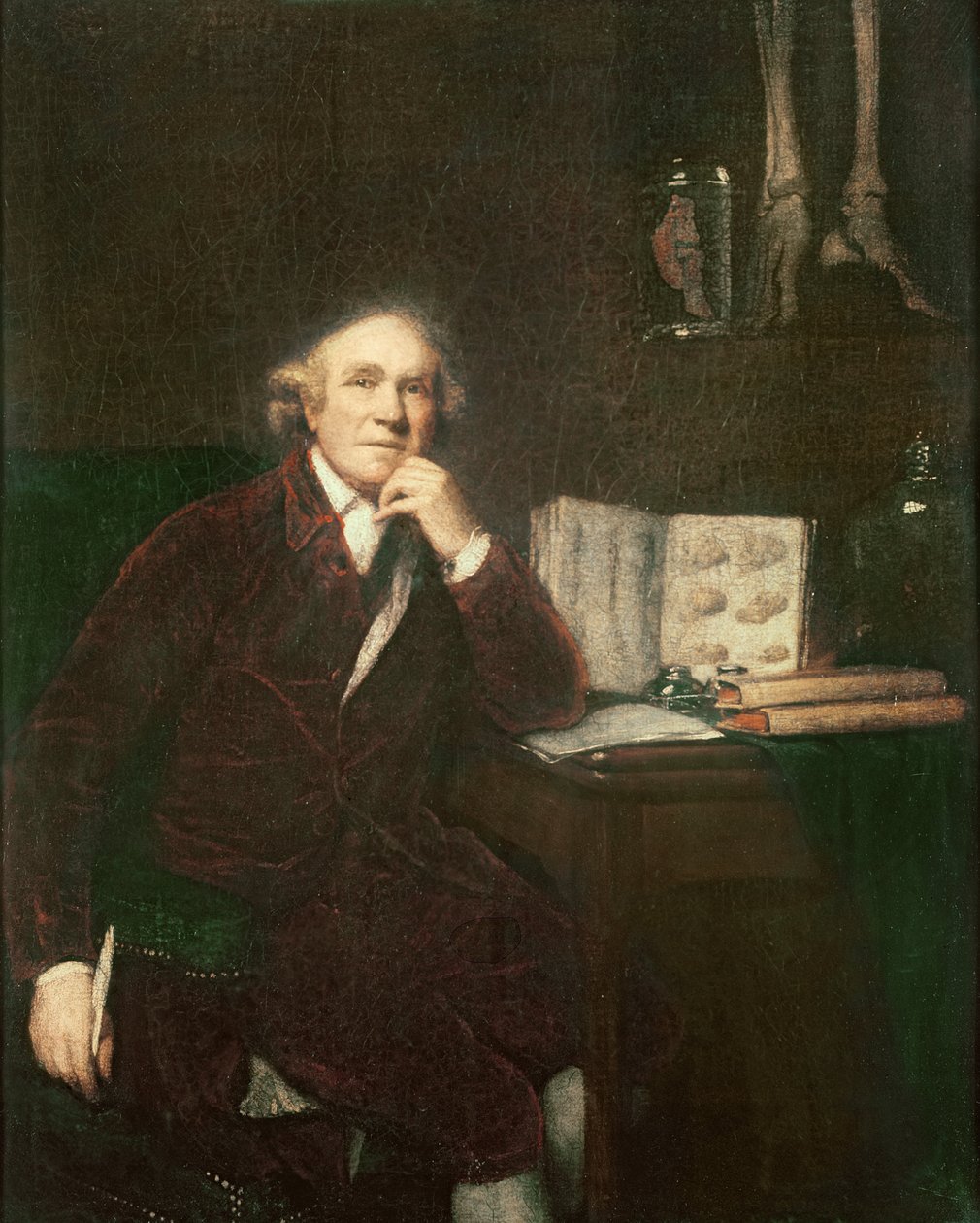 Portræt af John Hunter (1728-1793) efter Sir Joshua Reynolds (1723-92) 1813 af John Jackson