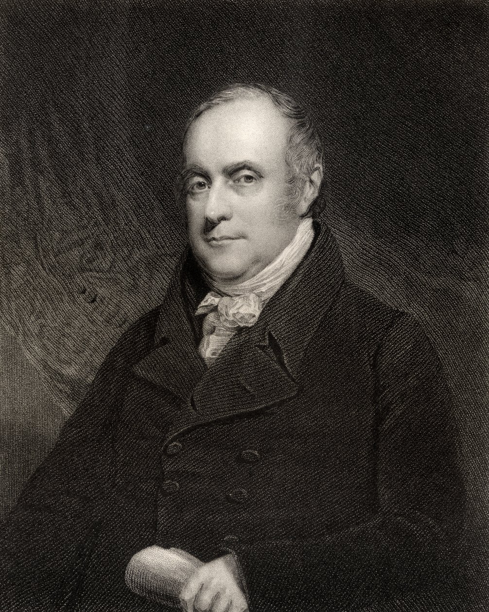 Sir Benjamin Hobhouse, 1st Baronet, graveret af John Cochran (fl.1821-65), fra 