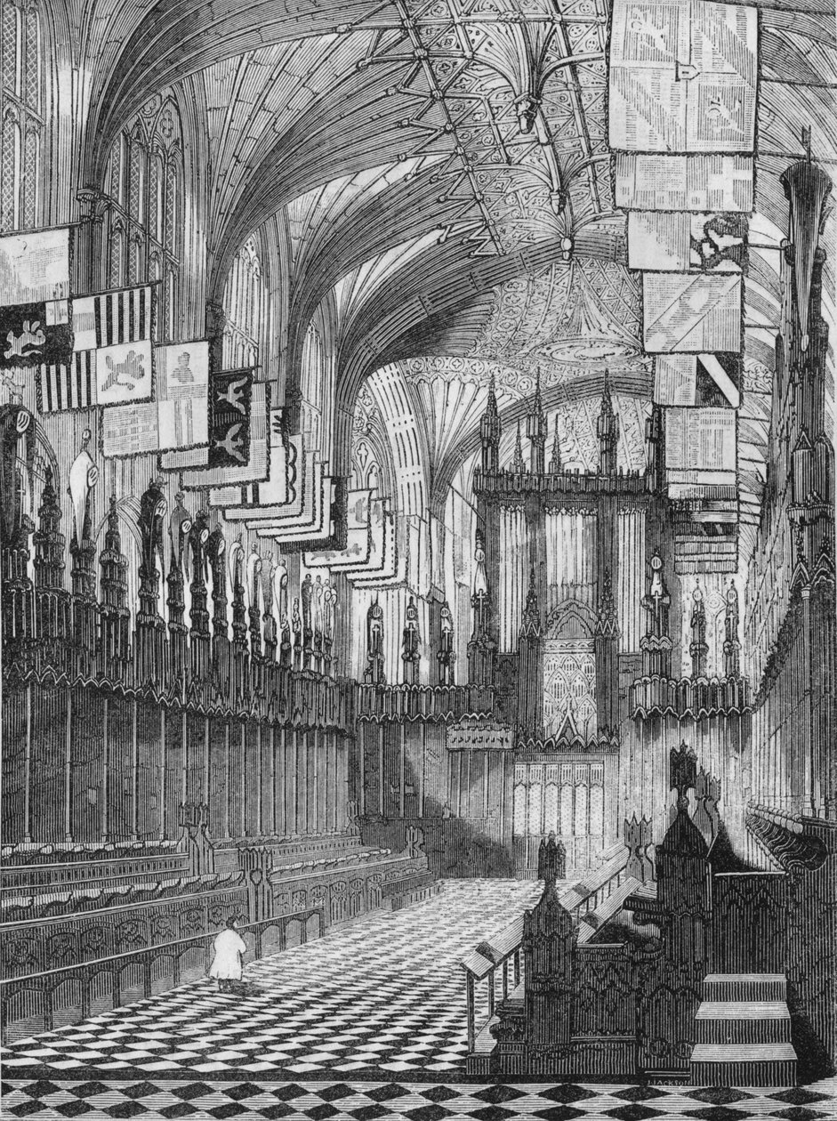 St. Georges Chapel, Windsor, 1845 af John Jackson