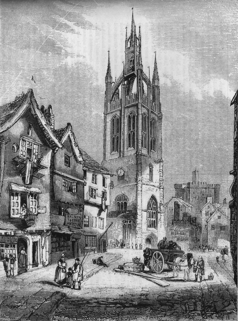 St. Nicholas Church, Newcastle-upon-Tyne, 1845 af John Jackson