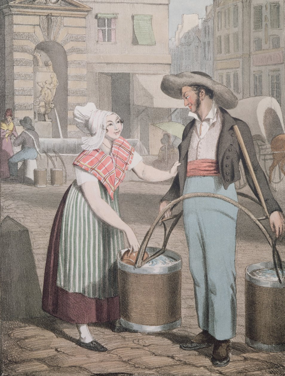 Vandbæreren, 1821 af John James Chalon