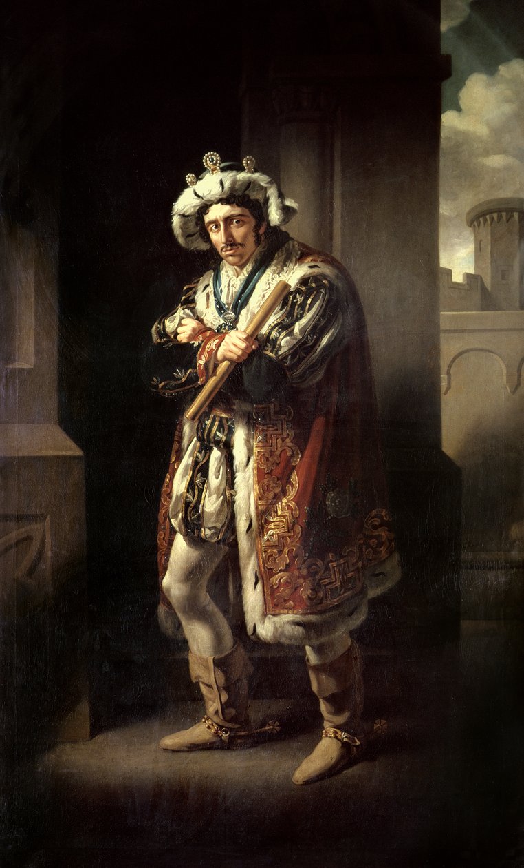 Edmund Kean (1787-1833) som Richard III af John James Halls