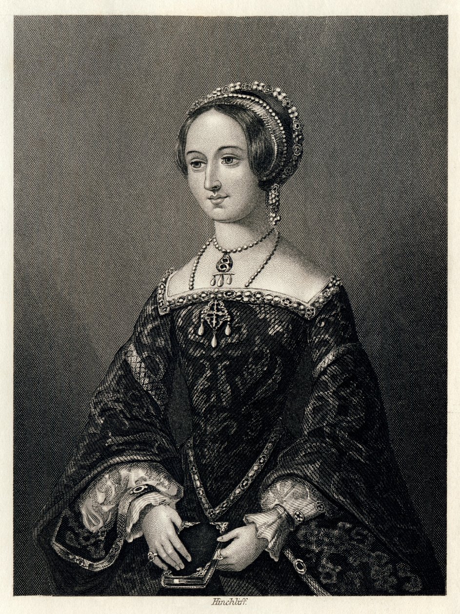 Marguerite de Navarre, Dronning Gemal af Henry II af Navarra, 1864. af John James Hinchcliff