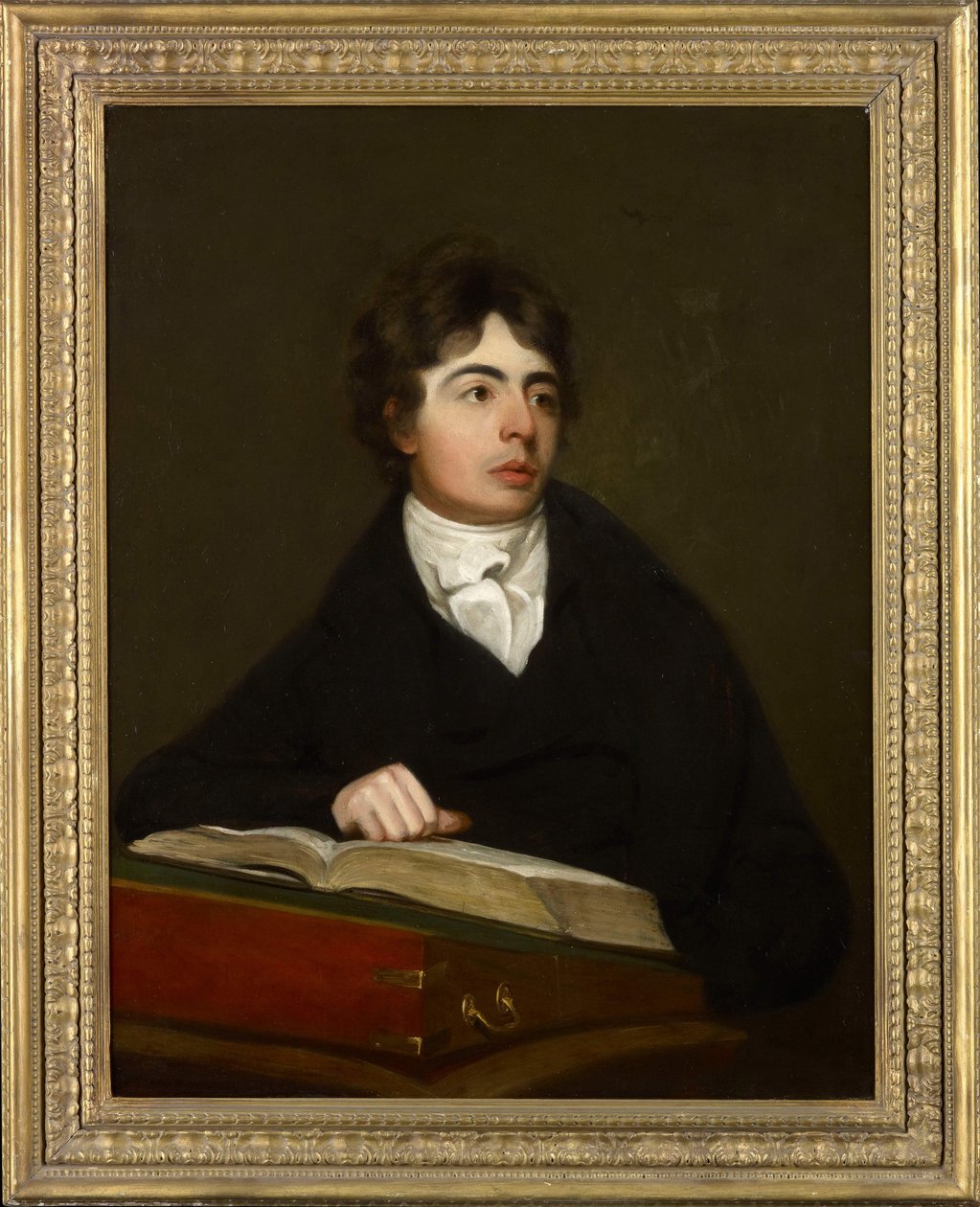 Nyklassicisme: Portræt af digteren Robert Southey (1774-1843) af Masquerier, John James (1778-1855), ca 1804. Olie på lærred, 91,4x71,1. Privat samling af John James Masquerier