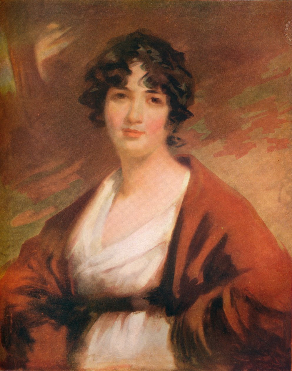 Portræt af fru Kenyon, 1807, 1919 af John James Masquerier
