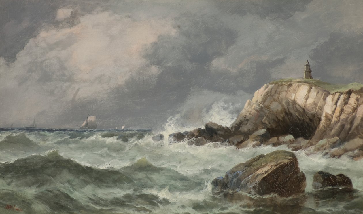 The Mumbles, Swansea Bay af John James Wilson